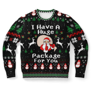I have a Hug Package for You Christmas Ugly Sweater